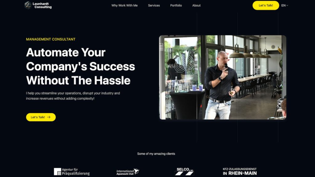 Launhardt Consulting Homepage
